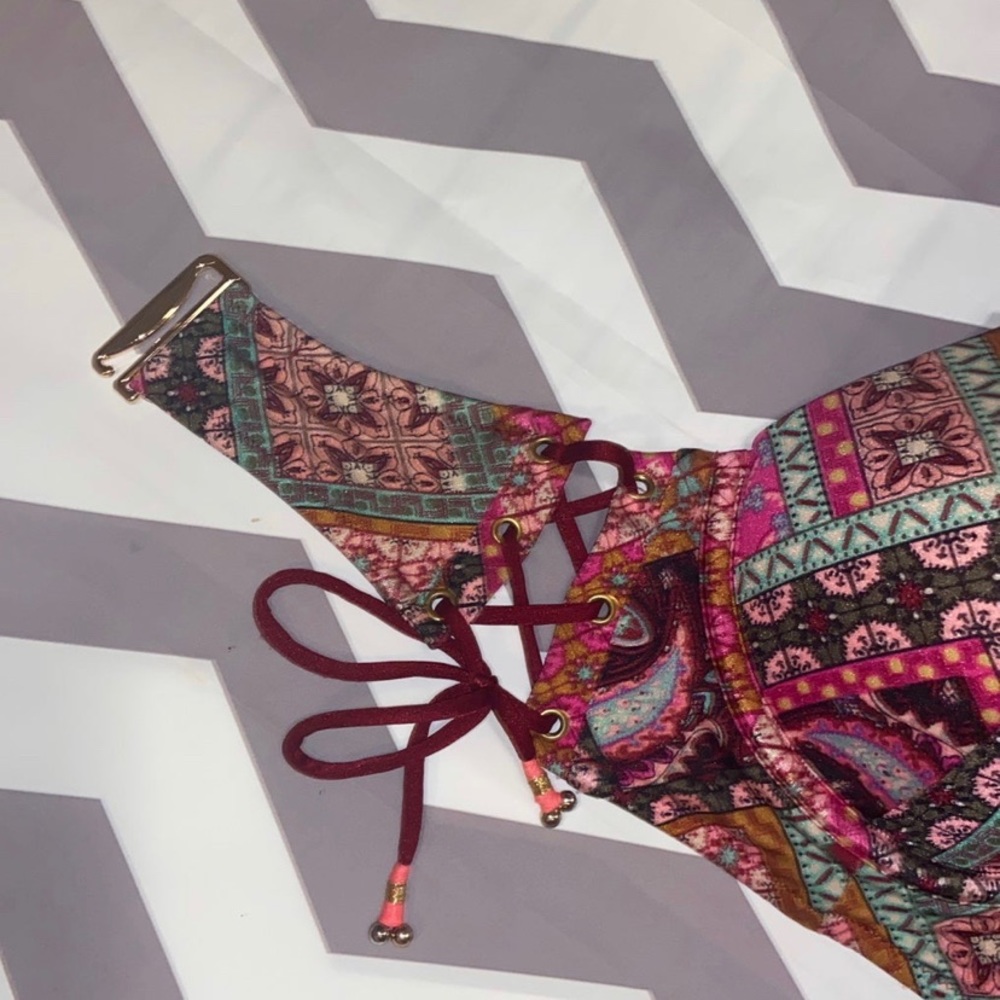 Victorias Secret Rare Bombshell Patchwork 34c Top… - image 5